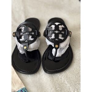 Tory Burch Black Miller Sandals